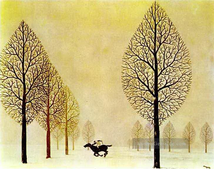 der verlorene Jockey 1948 René Magritte Ölgemälde